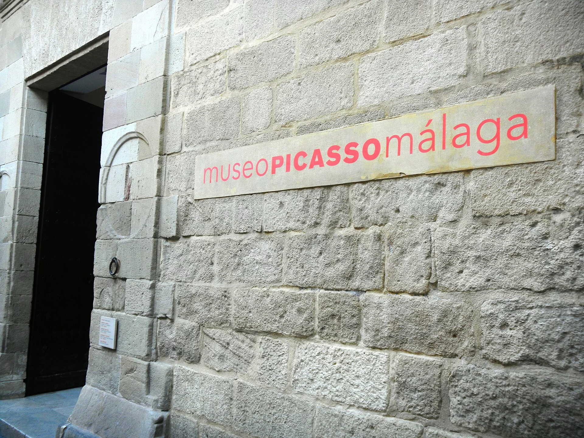 Fachada del Museo Picasso Málaga en el Palacio de Buenavista